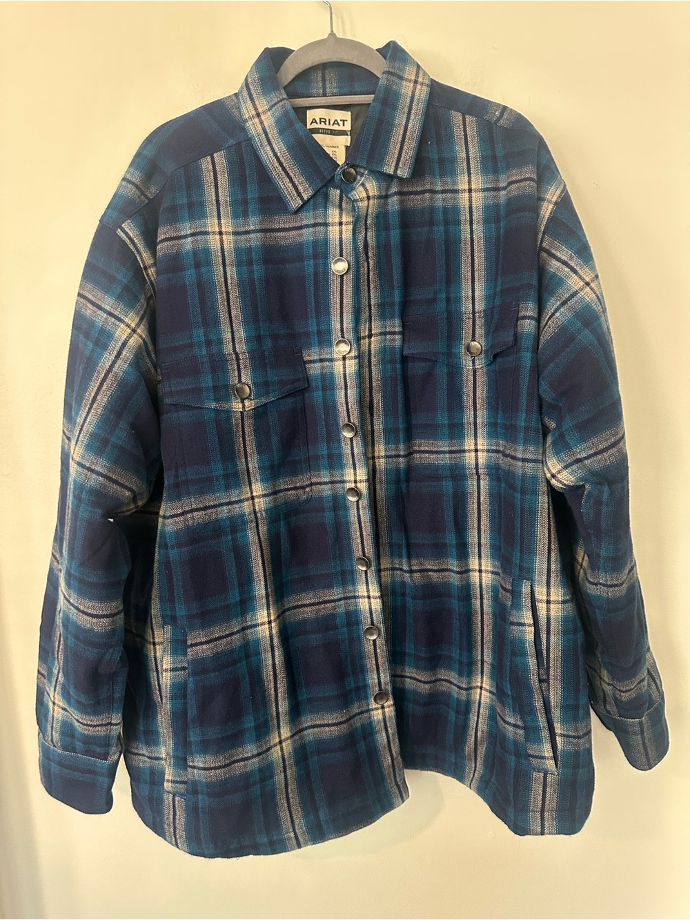Ariat Plaid Men’s Shacket Jacket XXL